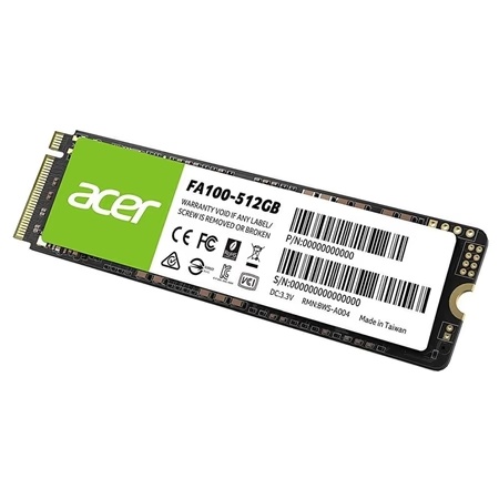 Acer 512GB FA100 M.2 PCIe Gen3x4, NVMe Internal Solid State Drive (SSD)
