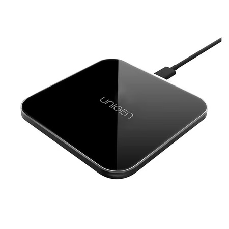 UNIGEN UNIPAD 150 Premium Wireless Charger Pad with 15W Type-C PD, Glass Top Metal Base (Space Grey)