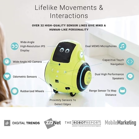 Miko 2 My Companion Playful Learning STEM Robot with Voice Activated AI Tutor and 30 Educational Games, Pixie Blue 5 Miko 2 My Companion Playful Learning STEM Robot with Voice Activated AI Tutor and 30 Educational Games, Pixie Blue