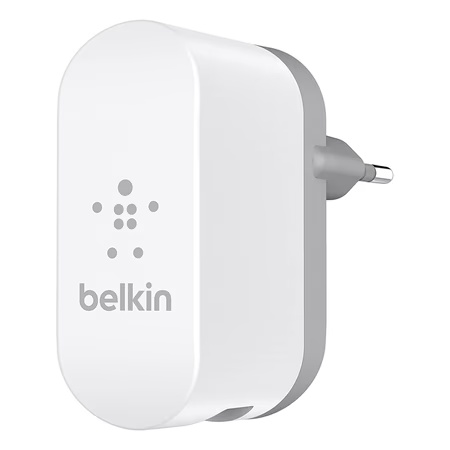 Belkin F8J107VFWHT 2-Port USB 20 Watts Rapid Charge Swivel Wall Charger