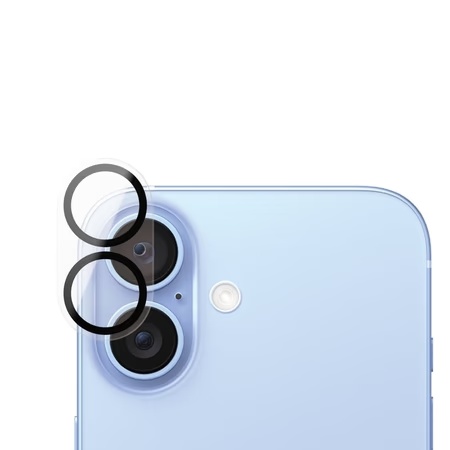 PanzerGlass Mobile Camera Lens Protector Compatible With 15.49 cm and 17 cm (6.1 and 6.7 inch) iPhone 16