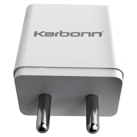 Karbonn KQC301 18 Watts Quick Charge Travel Charger, Single USB Output, Short Circuit Protection, Auto Cut Off, Compact and Robust, White