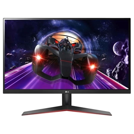 LG 24MP60G 60.96 cm (24 Inch) IPS Panel 1920 x 1080 Borderless 75Hz 1ms Response Time HDMI DP Port Black Gaming Monitor