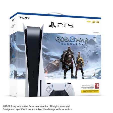 Sony PlayStation 5 Console (PS5) God Of War Ragnarok Bundle