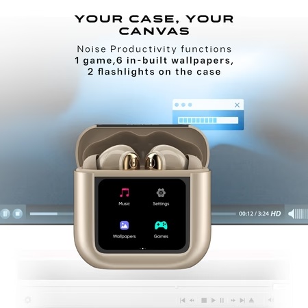 Noise View Buds Truly Wireless Bluetooth Earbuds, Metallic Beige 11 Noise View Buds Truly Wireless Bluetooth Earbuds, Metallic Beige