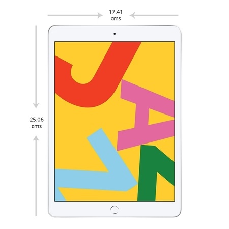 Apple iPad 2019 25.90 cm (10.2 inch) Wi-Fi + Cellular Tablet 128 GB, Silver