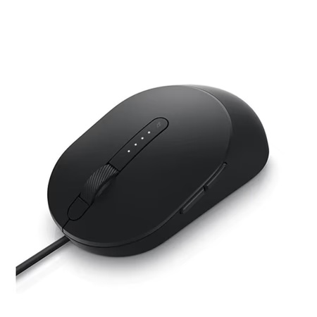 Dell MS3220 3200 Dpi Wired Laser Mouse with 2 Programmable Buttons (Black)