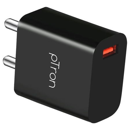 pTron Volta FC12 USB Charger (Black)