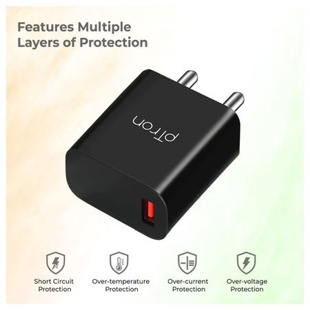 pTron Volta FC12 USB Charger (Black) 6 pTron Volta FC12 USB Charger (Black)