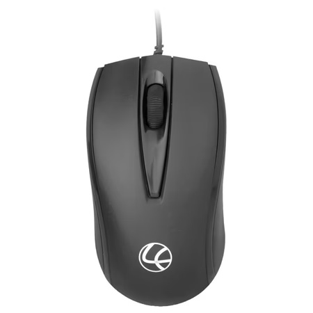 Lapcare L-70 Wired Optical Mouse, Black, LKMOPL7923