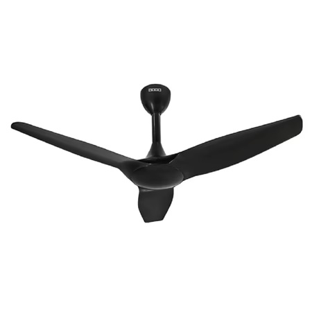 Usha Heleous 1220mm Premium BLDC Ceiling Fan with Rust Free ABS Blades and RF Remote,Black