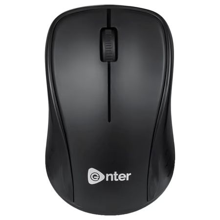 Enter Dazzler Wireless Optical Mouse with 800 DPI, Black