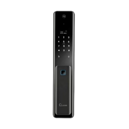 LAVNA LA48 Smart Wifi Camera Door Lock with 6 Way of Access, (5 Bolts wooden door lock)