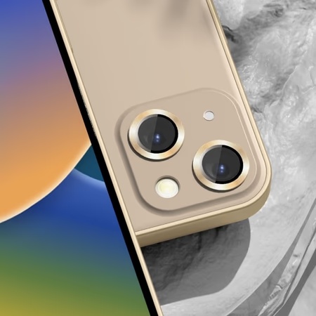Hyphen Camera Lens Protector for iPhone 14/Plus, Gold 6 Hyphen Camera Lens Protector for iPhone 14/Plus, Gold