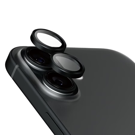 PanzerGlass Hoops Ceramic Mobile Camera Lens Protector Compatible With for Apple iPhone 16 and 16 Plus