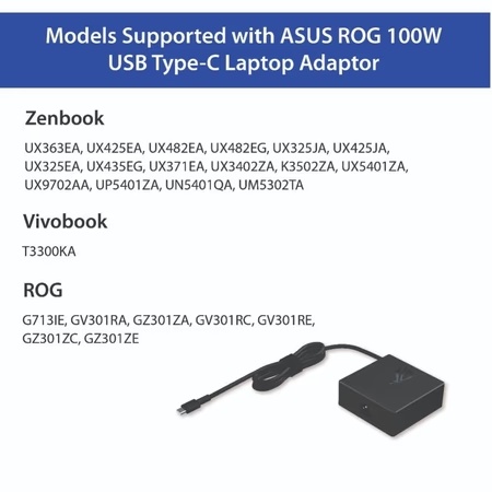 Asus ROG 100W Type C Universal Adapter 8 Asus ROG 100W Type C Universal Adapter