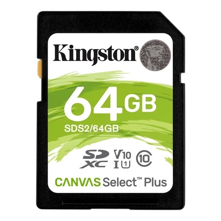 Kingston Select Plus 64 GB SDXC Memory Card