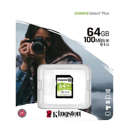 Kingston Select Plus 64 GB SDXC Memory Card