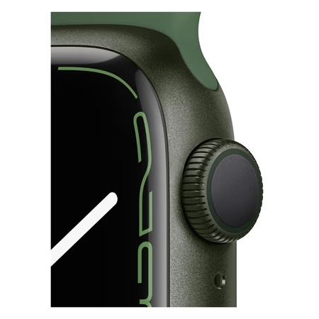 Apple Watch Series 7 GPS - 41 mm Green Aluminum Case with Clover Sport Band