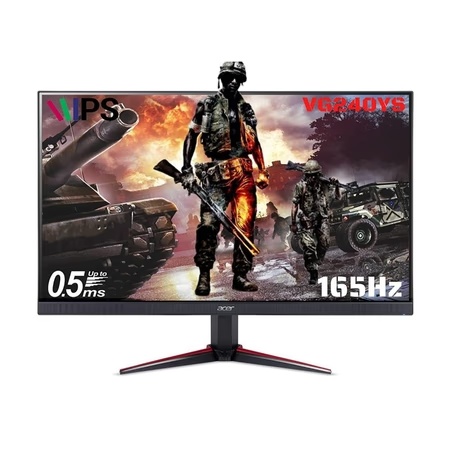 Acer VG240YS 60.5 cm (23.8 inch) with IPS Panel Technology 1920 X 1080 Resolution Refresh Rate 165Hz Response Time 1 ms Display Port Black Monitor