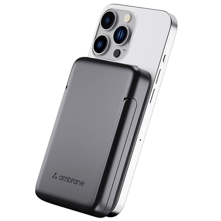 Ambrane 10000 mAh Power Bank, Aero Sync PB 10 Black