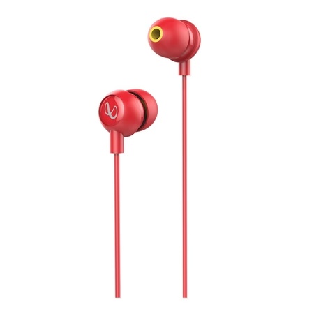 Infinity Wynd 220 in-Ear Deep Bass Wired Earphone with Mic, Red