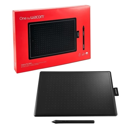 Wacom One By Wacom CTL-672/K0-CX Graphic Tablet (Medium),Compatible with Windows, MacOS