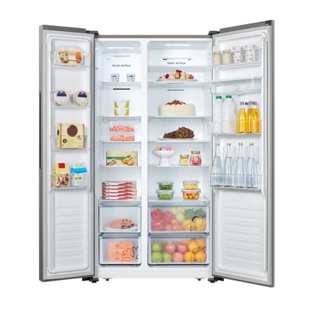 Hisense 564 Litres Side-by-Side Refrigerator, Black RS564N4SBNW 2 Hisense 564 Litres Side-by-Side Refrigerator, Black RS564N4SBNW