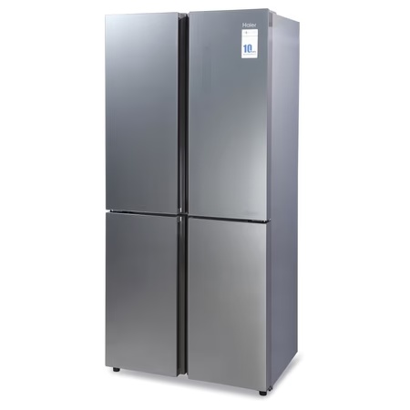 Haier 456 liters French Door Refrigerator, Shiny Glass HRB-550SG