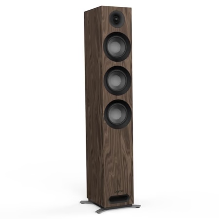 Jamo S809 Tower Speaker with Dolby Atmos, Walnut