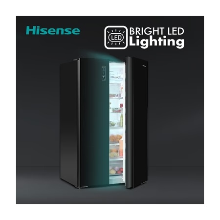 Hisense 690 litres Side-by-Side Refrigerator, Black Glass RS826N4AGN 11 Hisense 690 litres Side-by-Side Refrigerator, Black Glass RS826N4AGN