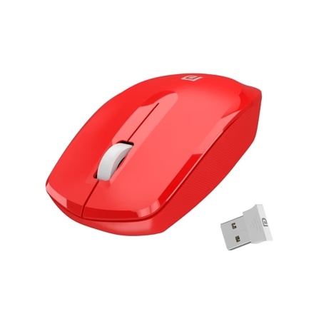 Portronics Toad 25 Wireless Mouse, Red