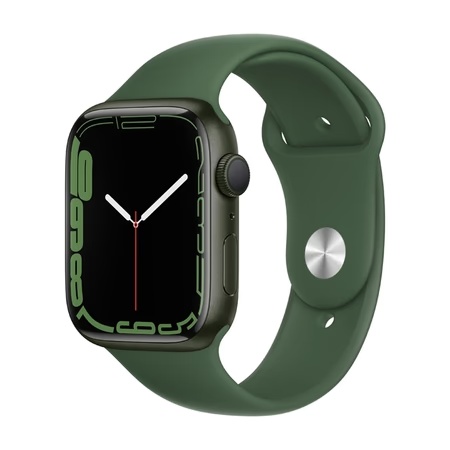 Apple Watch Series 7 GPS - 45 mm Green Aluminum Case with Clover Sport Band
