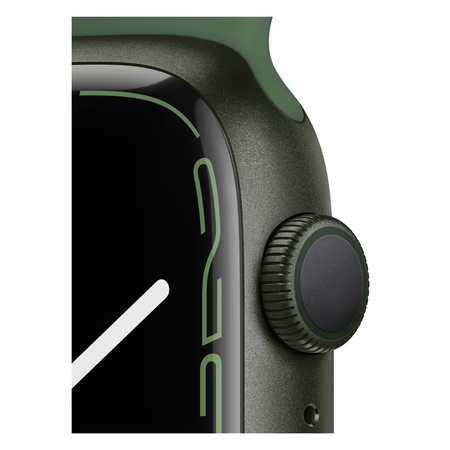 Apple Watch Series 7 GPS - 45 mm Green Aluminum Case with Clover Sport Band