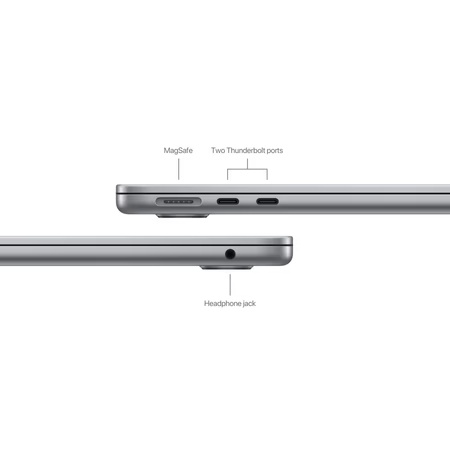 Apple MBA-13/MRXP3HNA MacBook Air (Apple M3 chip/8 GB/512 GB SSD/Liquid Retina), 34.544 cm (13.6 inch), Space Grey 6 Apple MBA-13/MRXP3HNA MacBook Air (Apple M3 chip/8 GB/512 GB SSD/Liquid Retina), 34.544 cm (13.6 inch), Space Grey