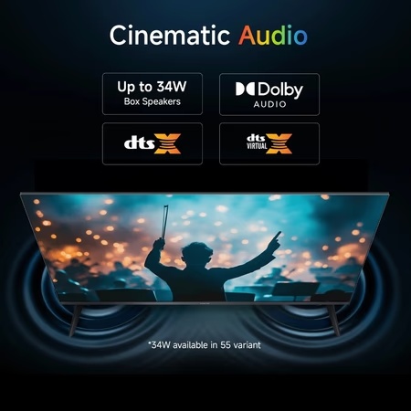 Xiaomi FX Pro Series 139.7 cm (55 inch) 4K Ultra HD QLED Smart Fire TV, L55MB-FIN 10 Xiaomi FX Pro Series 139.7 cm (55 inch) 4K Ultra HD QLED Smart Fire TV, L55MB-FIN