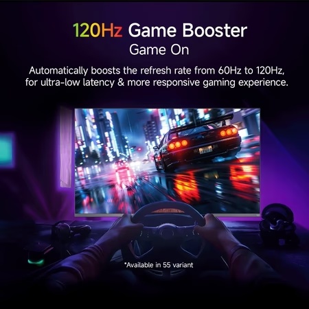 Xiaomi FX Pro Series 139.7 cm (55 inch) 4K Ultra HD QLED Smart Fire TV, L55MB-FIN 11 Xiaomi FX Pro Series 139.7 cm (55 inch) 4K Ultra HD QLED Smart Fire TV, L55MB-FIN