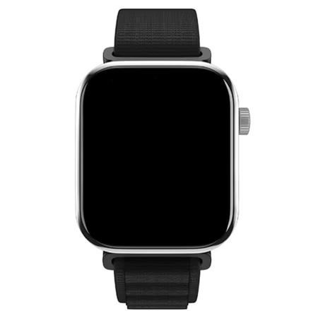 Noise 22 mm Nylon Ridge Loop Smartwatch Strap, Black 2 Noise 22 mm Nylon Ridge Loop Smartwatch Strap, Black