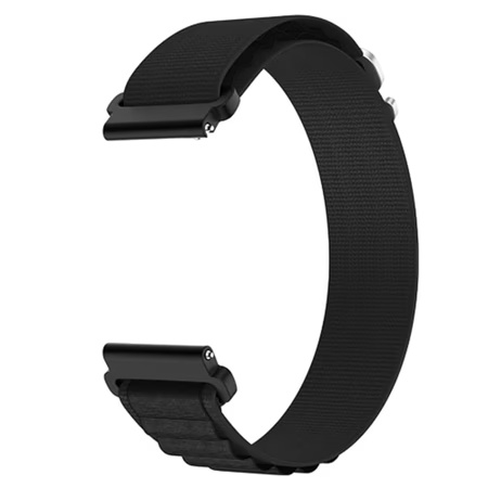 Noise 22 mm Nylon Ridge Loop Smartwatch Strap, Black 3 Noise 22 mm Nylon Ridge Loop Smartwatch Strap, Black