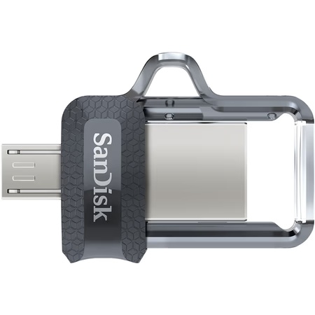 SanDisk Ultra Dual SDDD3-032G-I35 USB 3.0 32GB Flash Drive (Dual Micro-USB and USB 3.0 connectors), 150 MB/sec Read 2 SanDisk Ultra Dual SDDD3-032G-I35 USB 3.0 32GB Flash Drive (Dual Micro-USB and USB 3.0 connectors), 150 MB/sec Read
