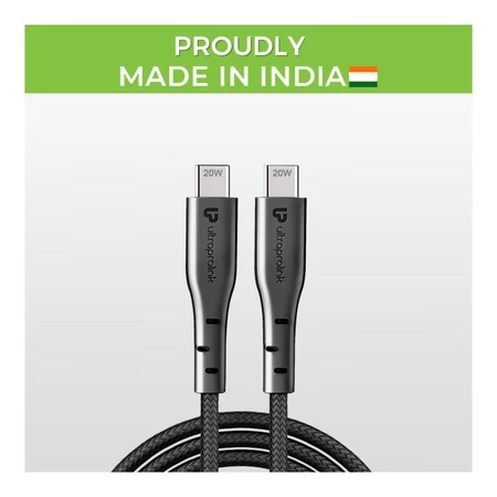 UltraProlink VoLo PD20 Type C to C Cable with Faster Charging & Sync 2 UltraProlink VoLo PD20 Type C to C Cable with Faster Charging & Sync