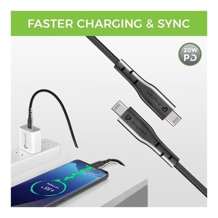 UltraProlink VoLo PD20 Type C to C Cable with Faster Charging & Sync 3 UltraProlink VoLo PD20 Type C to C Cable with Faster Charging & Sync
