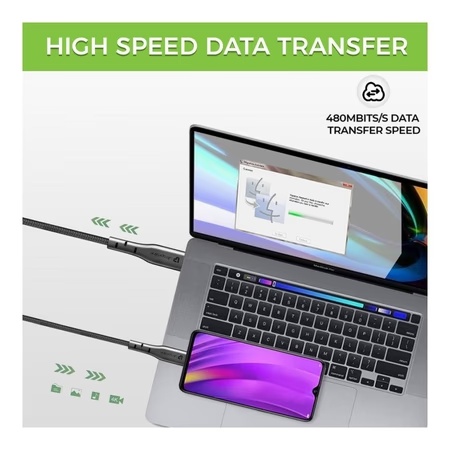 UltraProlink VoLo PD20 Type C to C Cable with Faster Charging & Sync 5 UltraProlink VoLo PD20 Type C to C Cable with Faster Charging & Sync