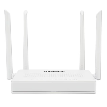 Digisol DG-GR6821AC Xpon ONU 1200 Mbps Wi-Fi Router with 1 PON , 2 GE Port & 1 FXS Port