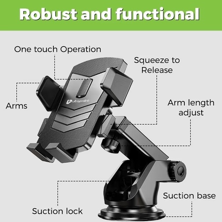 UltraProlink UM1074 Robo Mount for Dashboard and Windscreen 6 UltraProlink UM1074 Robo Mount for Dashboard and Windscreen