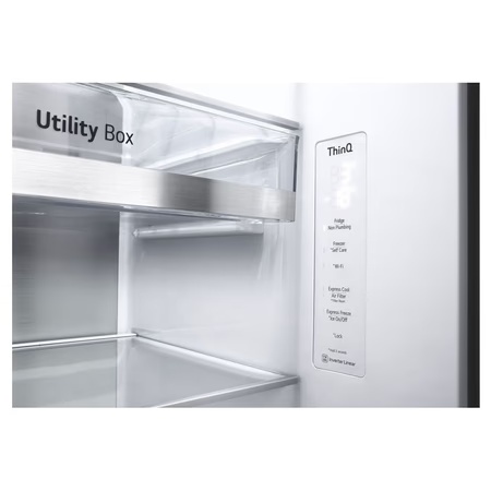 LG 674 Litre Side-by-Side Refrigerator, Matt Black GC-X257CQES 10 LG 674 Litre Side-by-Side Refrigerator, Matt Black GC-X257CQES