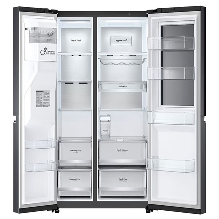 LG 674 Litre Side-by-Side Refrigerator, Matt Black GC-X257CQES 9 LG 674 Litre Side-by-Side Refrigerator, Matt Black GC-X257CQES