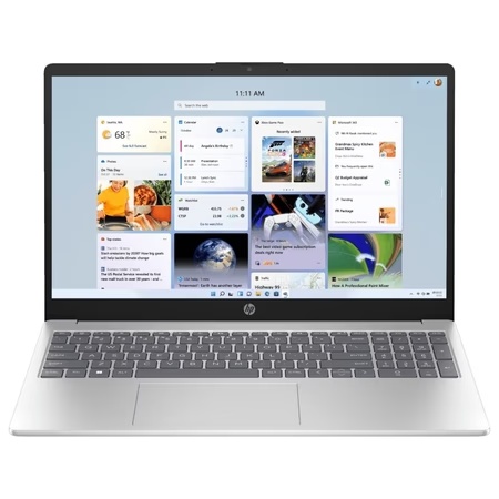HP 15-fc0156AU Standard Laptop (AMD Ryzen 5 7520U/16 GB/512 GB SSD/AMD Radeon Graphics/Windows 11 Home/MsOffice/Full HD), 39.62 cm - 15.6 inch, Natural Silver