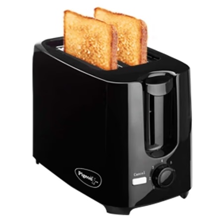 Pigeon 12470-M, 2 Bread Slices, Pop-up Toaster, Variable Browning Settings, Black