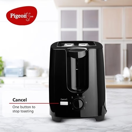 Pigeon 12470-M, 2 Bread Slices, Pop-up Toaster, Variable Browning Settings, Black 4 Pigeon 12470-M, 2 Bread Slices, Pop-up Toaster, Variable Browning Settings, Black